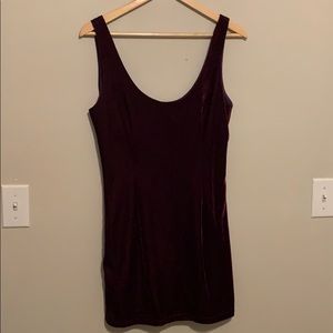 NWOT Tobi velvet fitted bodycon dress
